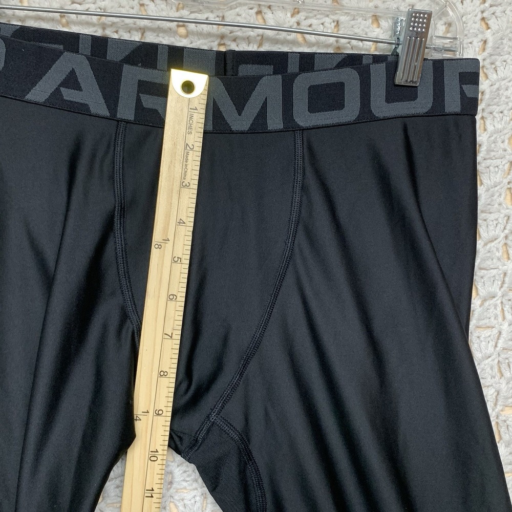 New Under Armour Leggings Boys Youth Sz YXL Polyester Elastane HeatGear Armour - Picture 4 of 11